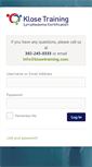 Mobile Screenshot of klosetrainingonline.com
